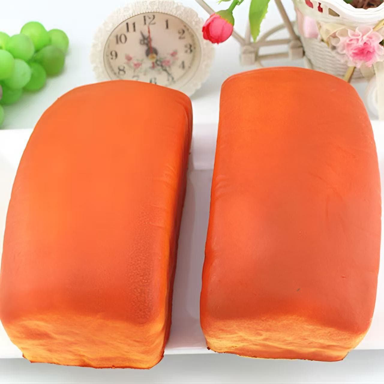 Hot Selling New Squishy Simulation PU Slow Rebound Stress Relief Large Bread Cube Toy Factory Direct Wholesale