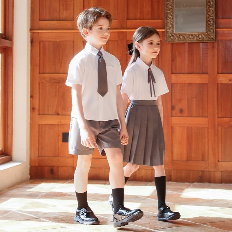 Primary School Choir Performance Uniform Summer College Style Set for Boys and Girls Kindergarten Class Uniform Wholesale