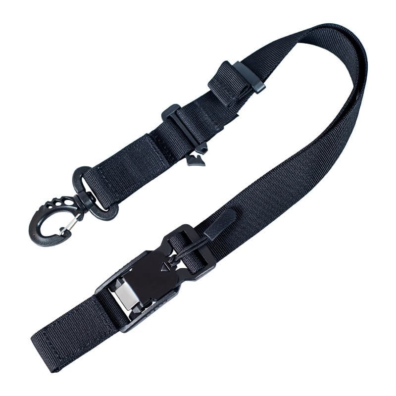 Tactical Outdoor Quick-Release Stabilizer Strap, Three-Point Auxiliary Sling, Universal for Cycling, Functional Expandable Single Magnet Buckle Strap
