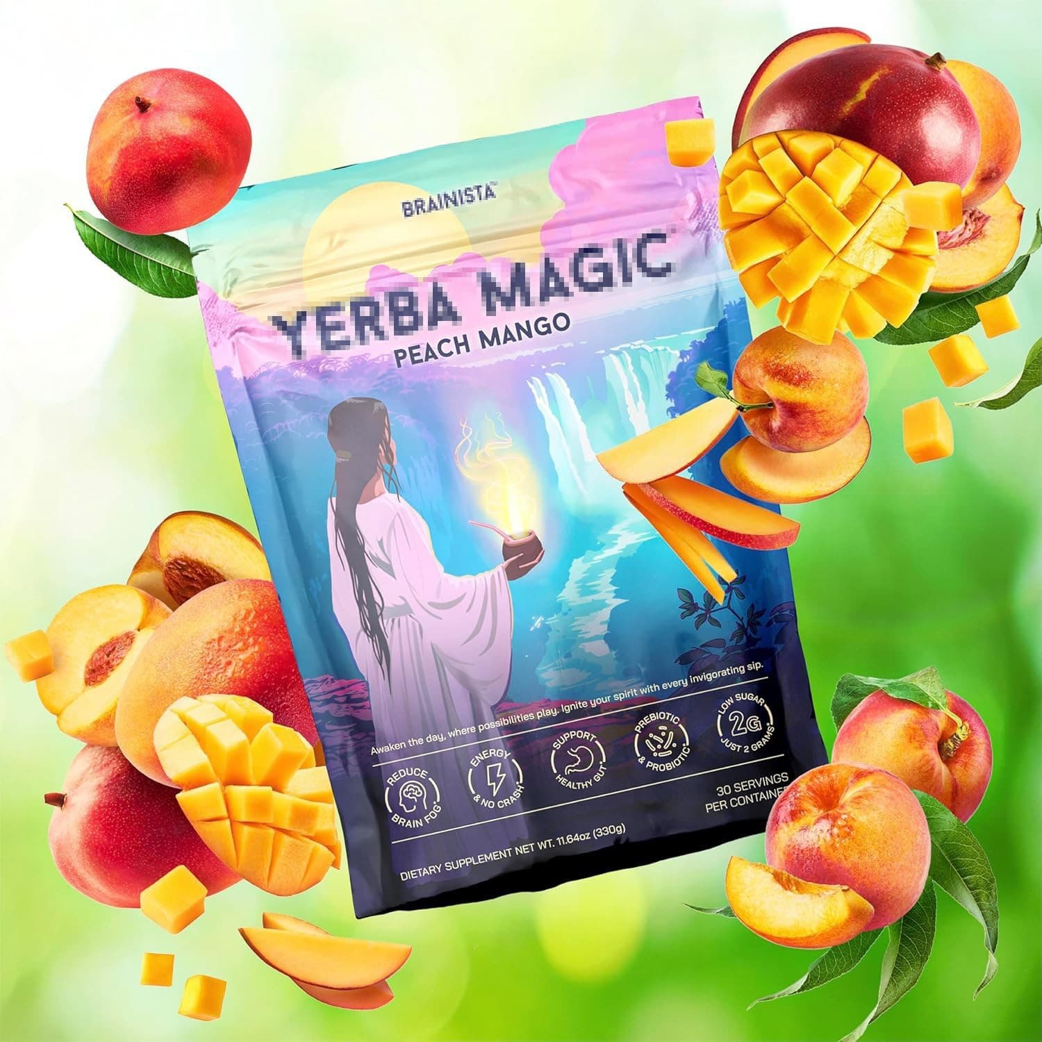 Cross-border hit Yerba Mate Instant Tea Powder 3-in-1 drink