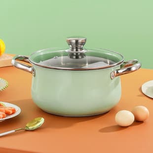 Stainless Steel Soup Pot, Thickened Household Stew Pot, Induction Cooker and Gas Stove Compatible, Double Ear Pot, Supermarket and Bank Gift Stainless Steel Soup Pot