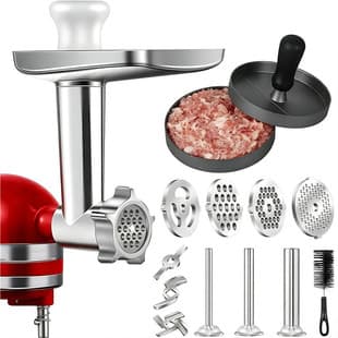 For KitchenAid Stand Mixer Food Grinder Attachment Metal Food Grinder