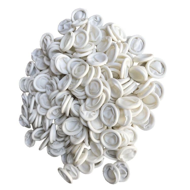 Disposable Finger Cots Wholesale Latex Finger Cots Sterile Powder-Free for Tattoo Beauty Nail Art Industrial Electronics