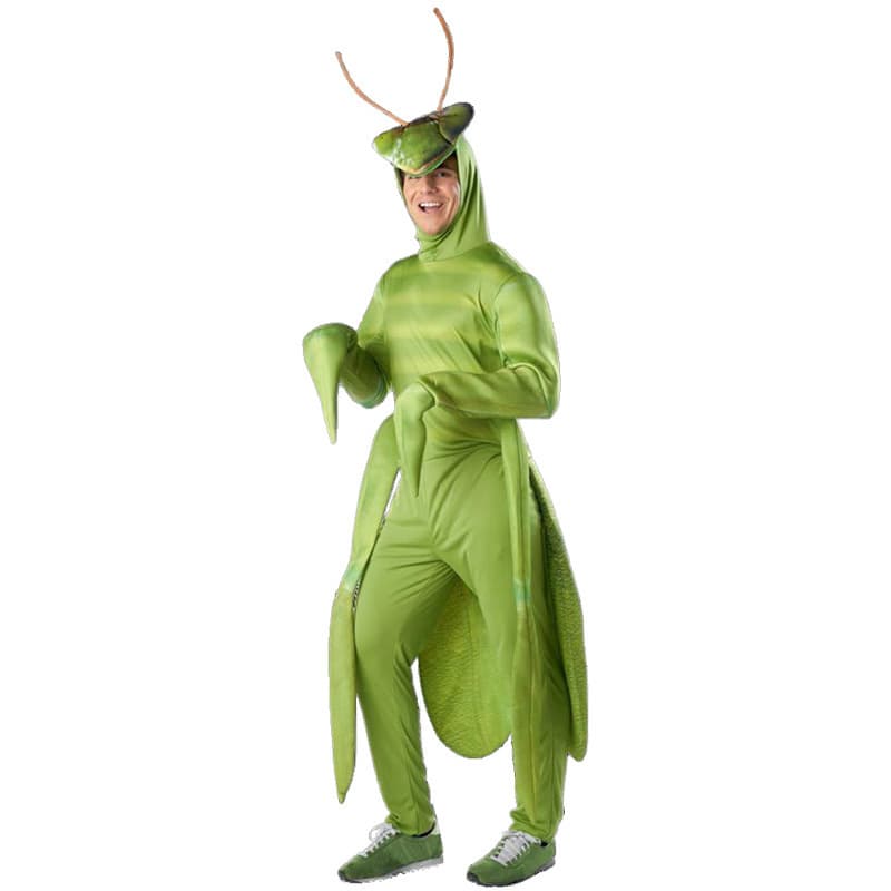 Amusement Park Zoo Outing Event Work Uniform Male Mantis Anthropomorphic Stretch Costume Parent-Child Activity Entertainment