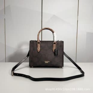 New Maggie Tote Bag with Signature Canvas Large Capacity Shopping Bag Commuter Crossbody Shoulder Handbag for Women