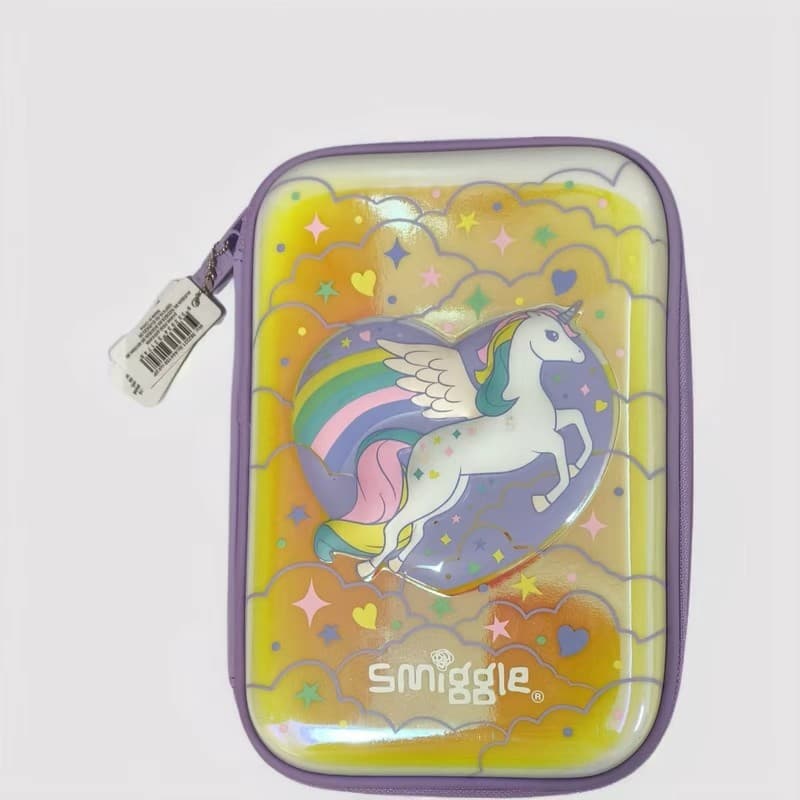 Australian Smiggle stationery box for primary and secondary school students, large-capacity pencil case, children's cartoon pencil box, stationery bag