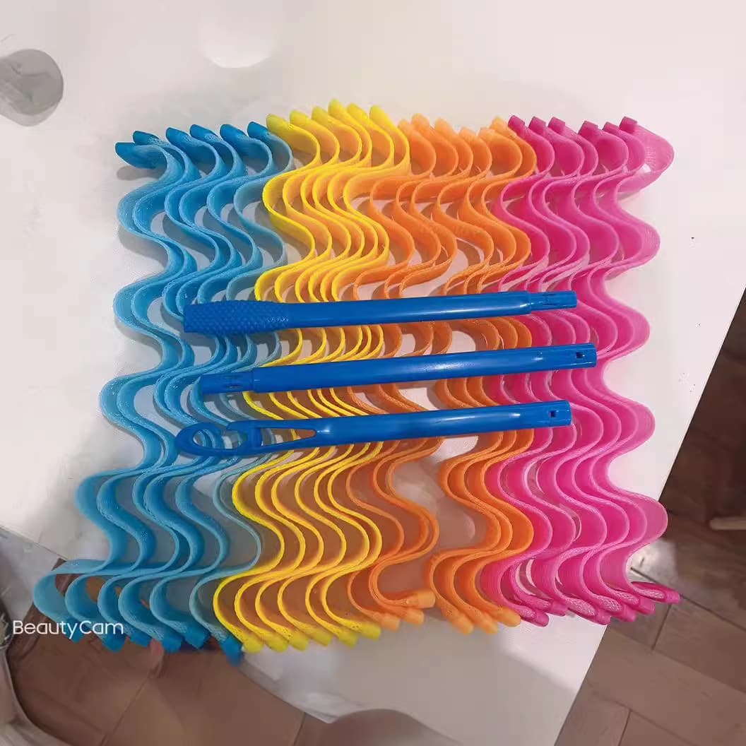 Cross-border Long Curly Hair Tool Magic Curler No Heat No Damage Spiral Nylon