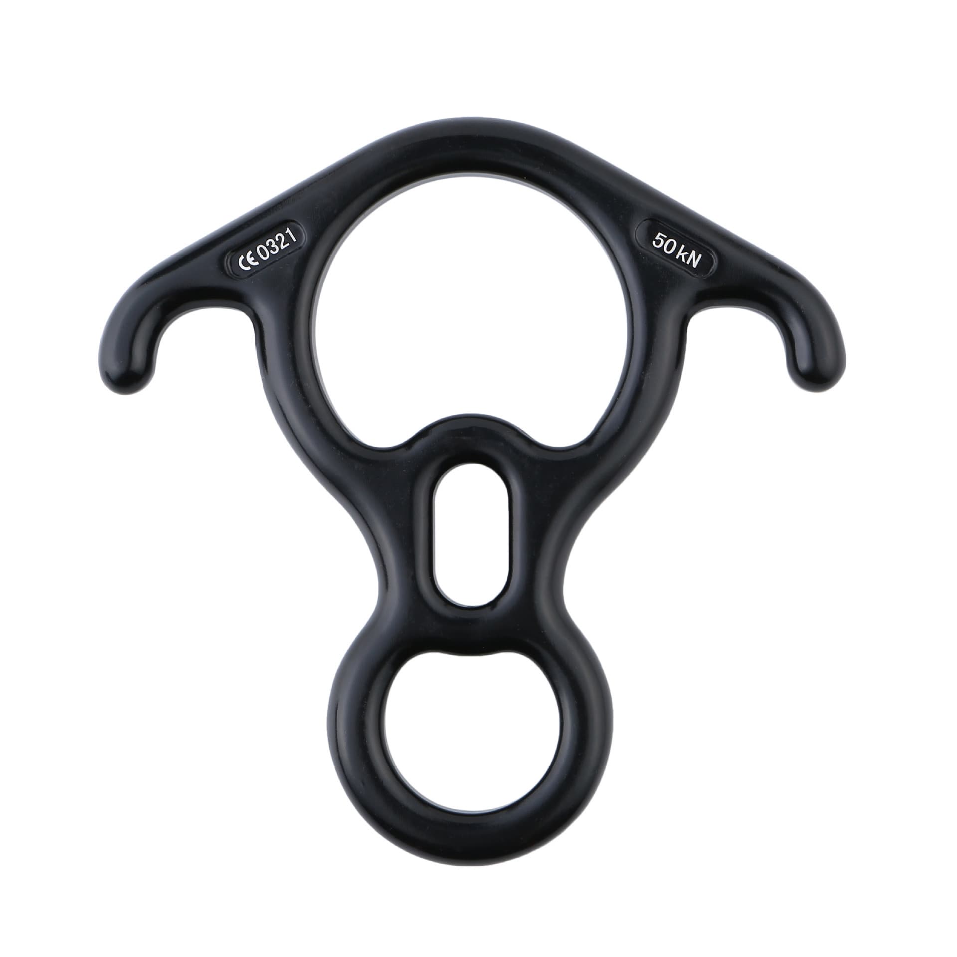 Figure 8 Descender for High-Altitude Slow Descent, Rappelling Device for Mountaineering and Rock Climbing Gear