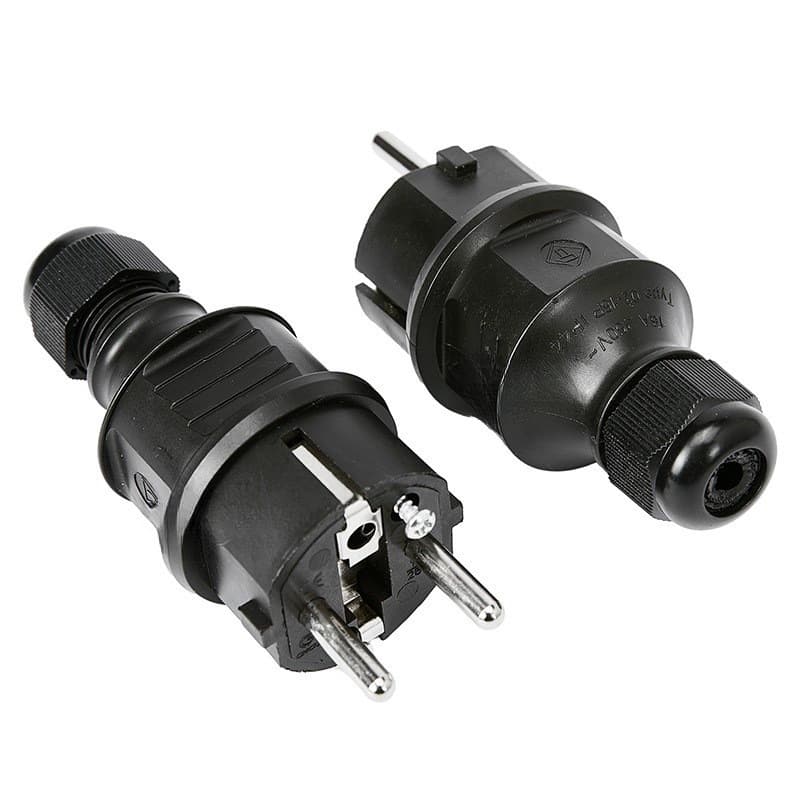 16A 250VAC regulations NF splash-proof power supply industrial plug French standard French plug