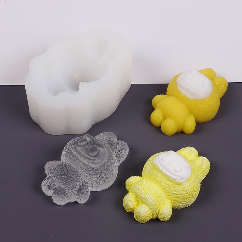 Plush Labubu Mold Silicone Mold DIY Cream Glue Accessories Handmade Material Resin Mold Decoration