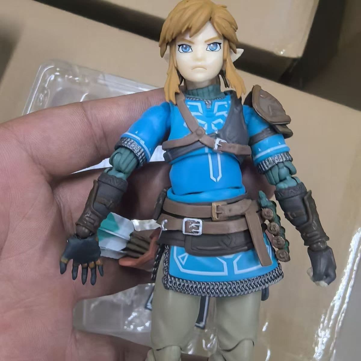 Domestic 626 Link The Legend of Zelda Tears of the Kingdom Breath of the Wild Action Figure Model Full Repair