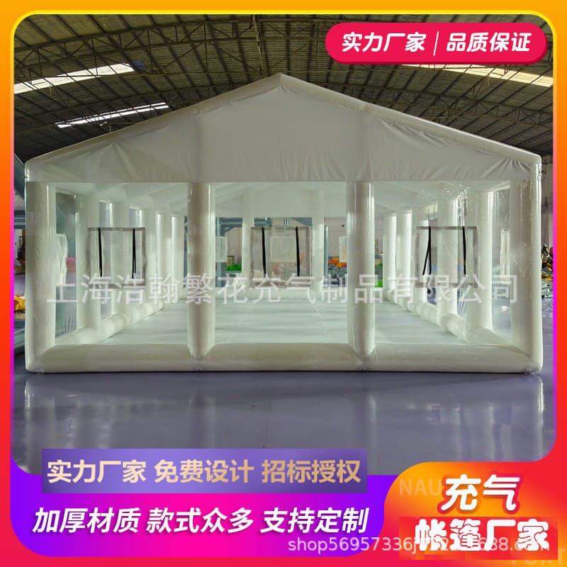 Inflatable Tent Outdoor Disaster Relief Large Rescue Tent Emergency Camping Transparent Insulated Hotel Restaurant Tent Factory