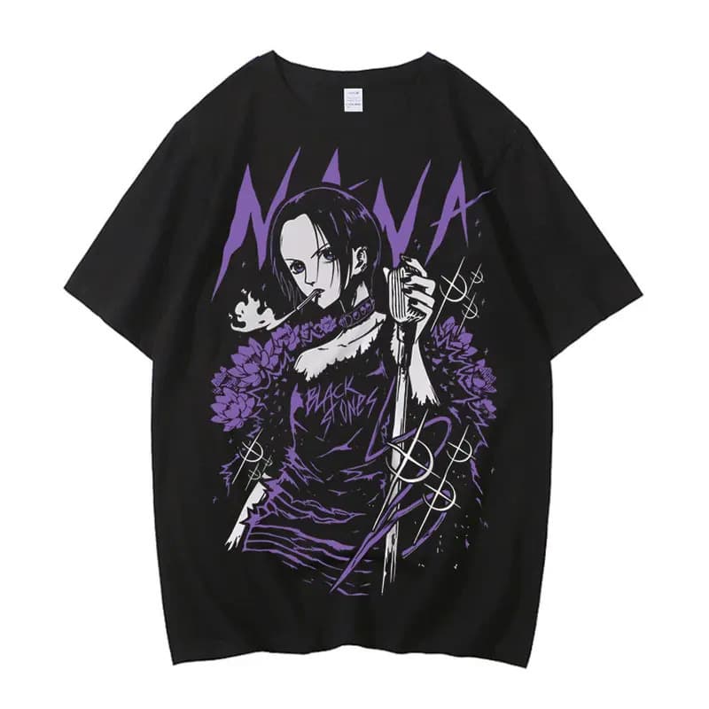 [Cross-border EU Size] Black Stones Nana Osaki Cotton T-Shirt Men's Y2K