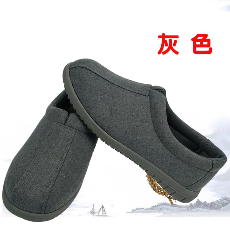 Wuyou Tree Monk Shoes, Unisex Lay Practitioner Shoes, Spring/Autumn Monk Shoes, Monastic Meditation Arhat Cloth Shoes, Casual Footwear