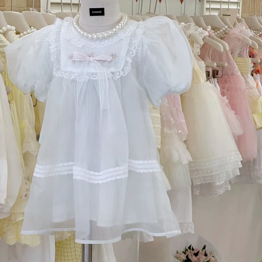 Summer Girls' Dresses Clearance Wholesale Stock Removal for Physical Stores and Live Streaming Stalls Direct Supply
