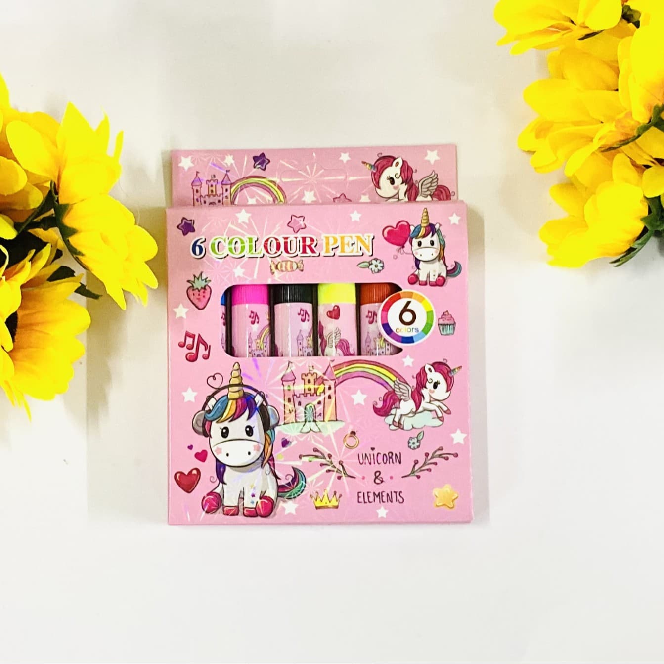 12-Color Cartoon Drawing Pens Coloring Pencils YOYO-803 Kindergarten Prize Gift Stationery in Stock