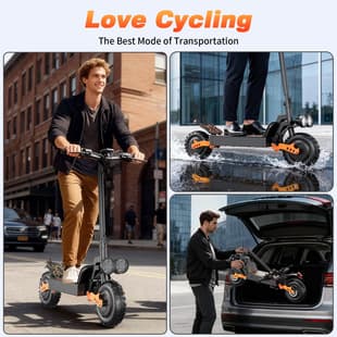 Electric Scooter Dual Drive High Power Off-Road Electric Scooter US Overseas Warehouse Drop Shipping
