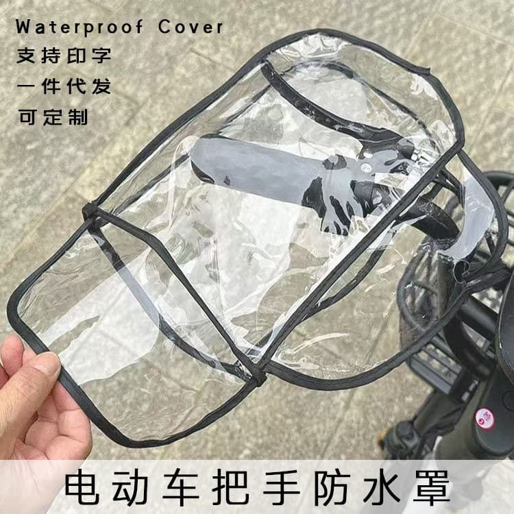 Winter Waterproof Handlebar Covers for Electric Vehicles and Motorcycles, Windproof and Warm