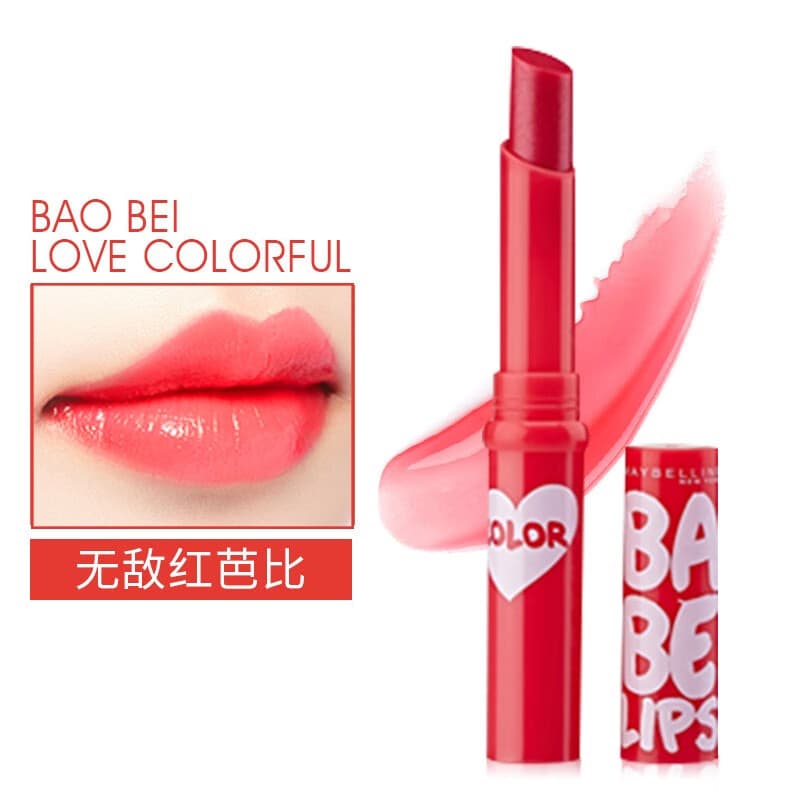 Maybelline Invincible Red Barbie Lip Balm Lip Balm Card Set Front Warehouse Wholesale Dropshipping