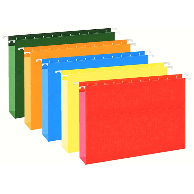 Wholesale candy-colored hanging folders multi-color office storage clip document folder paper hanging file custom