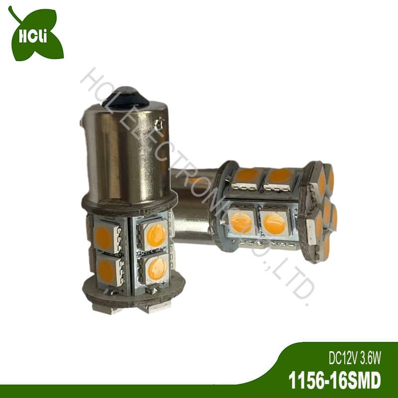 Bright 12V 24V P21W PY21W R5W R10W 1141 1156 BA15s LED Car Tail Light