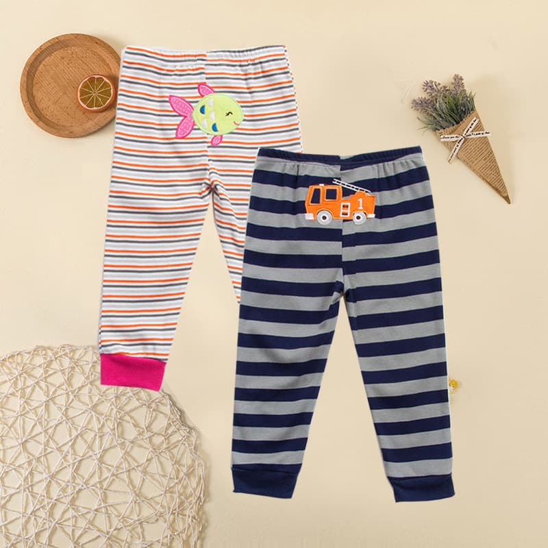 Factory Wholesale Newborn Big PP Pants Cartoon Long Pants Children's Casual Harem Pants Spring and Summer Mosquito-Proof PP Pants Korean Style