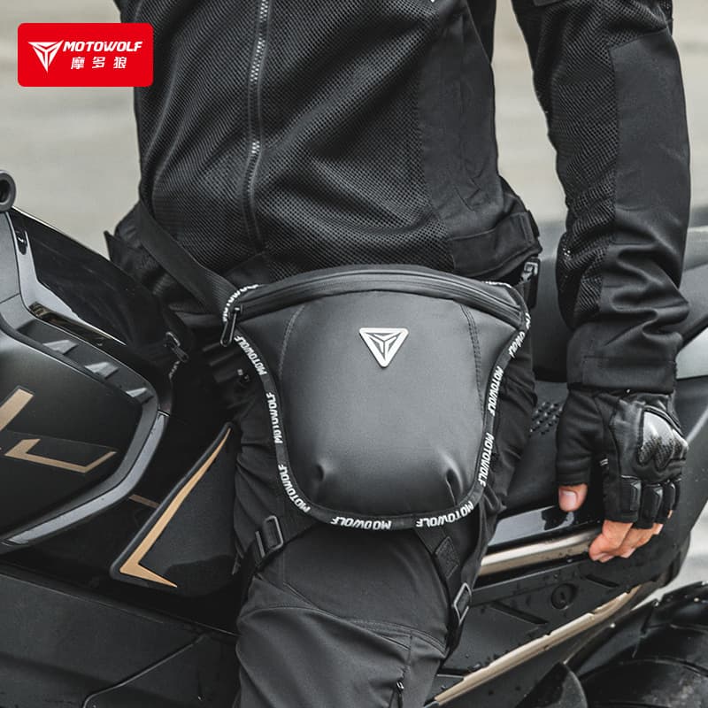Motorcycle outdoor riding leg bag rider crossbody chest bag convenient sports riding commuting motorcycle rider equipment