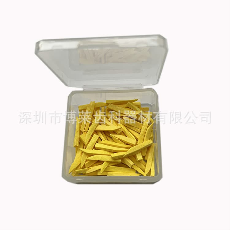 Dental Interdental Wooden Wedges, Interdental Wedges, Wood Wedges, 100-Pack