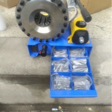 Hydraulic Hose Steel Tube Round Pipe Crimping Machine Greenhouse Shrinking Machine Hydraulic Oil Hose Crimping Machine Machinery Equipment Wholesale