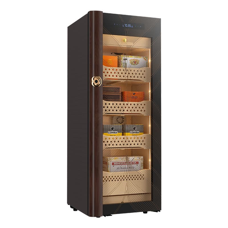 Vinocave U3 Cigar Cabinet, Temperature and Humidity Control Cabinet, High-End Home Cigarette Storage Cabinet