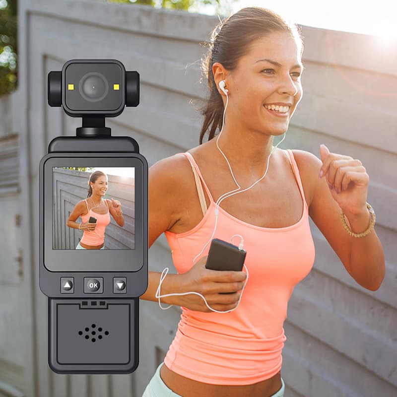 Wifi 1080P handheld camera conference recorder portable pocket riding camera wide angle motorcycle