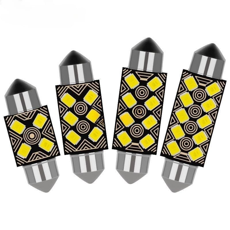 Car LED Dome Light Double-End 2835 31MM High Brightness License Plate Light C5W Interior Cabin Light