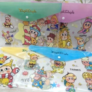Trendy Cute Star Character Stationery File Folder A4 Cartoon Pouch for Documents and Exam Papers, Student Gift