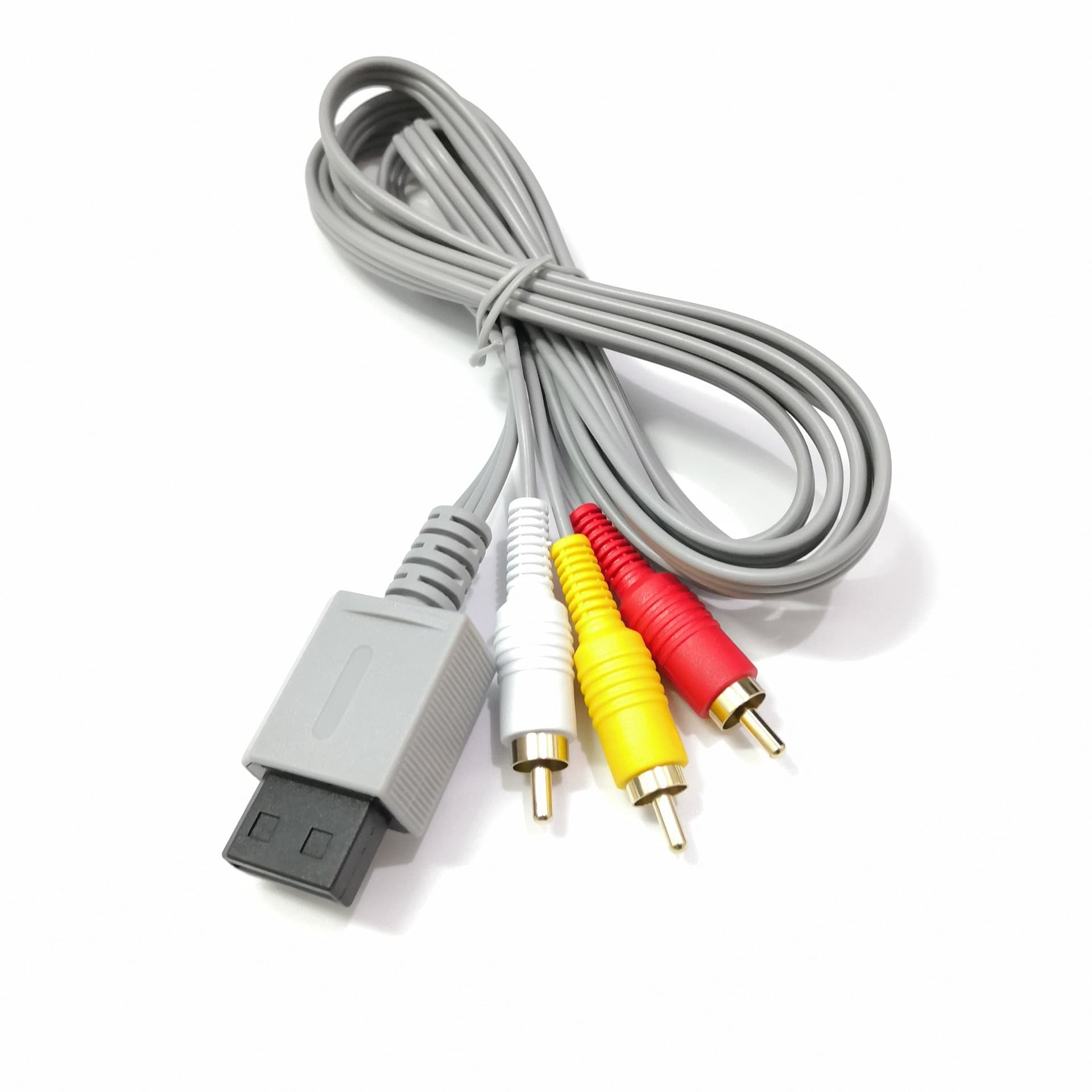 Wii AV Cable 1.8m Gold-Plated Wii AV Cable for Wii Console High-Definition Video Cable
