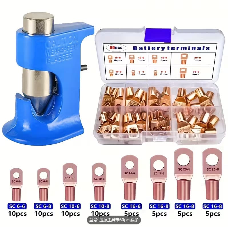 Drop Hammer Wiring Crimping Plier Tool Manual Tightening Crimping Plier Terminal Wiring Crimping Riveting Hammer Solderless Connection