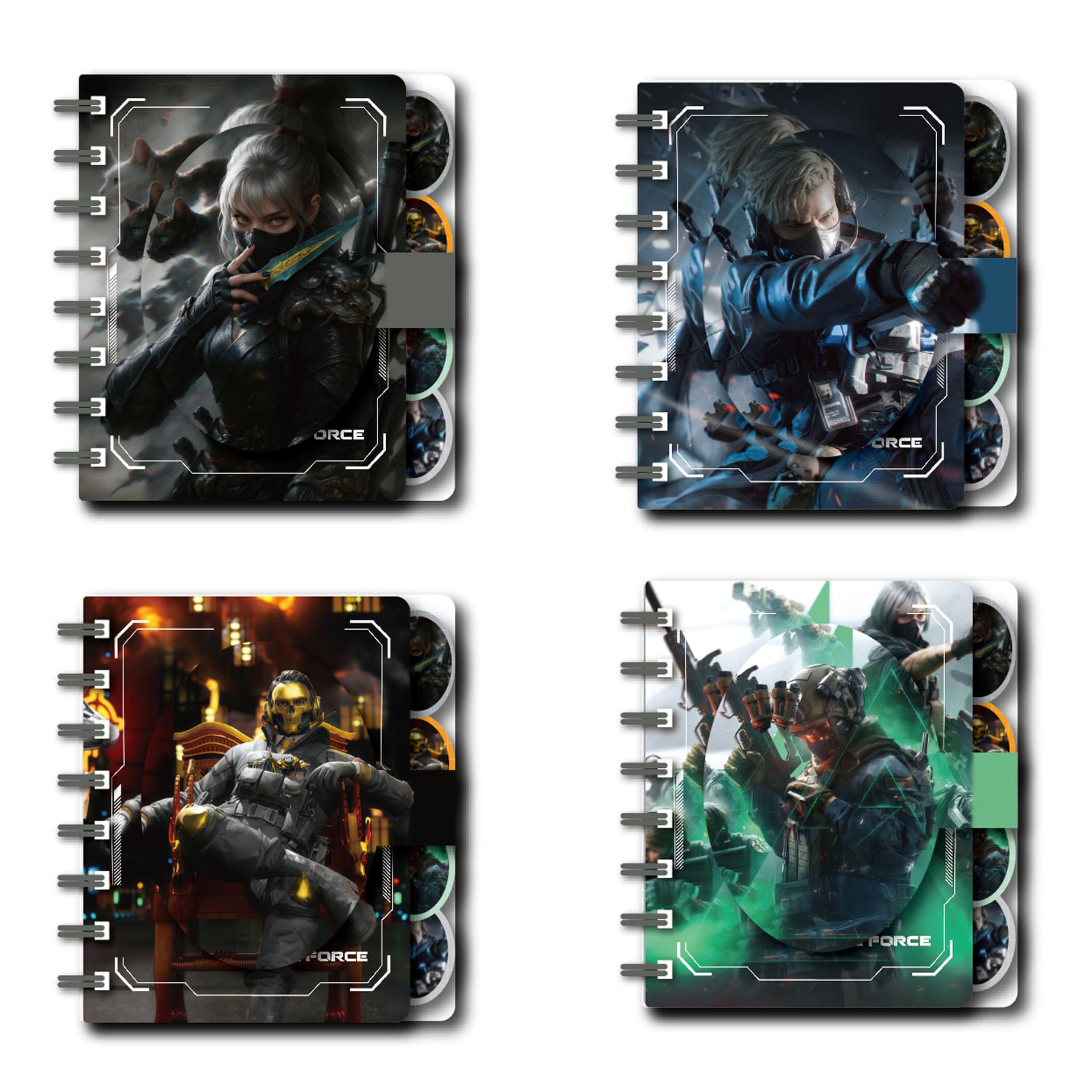 Best-selling POPMAPT Star Character Magic Buckle A7 Coil Notebook Cartoon High-Aesthetic Memo Journal
