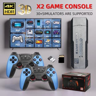 Cross-Border X2 Blue TV Game Console, Wireless HD HDMI, Home Handheld Game Console, Retro Two-Player Arcade