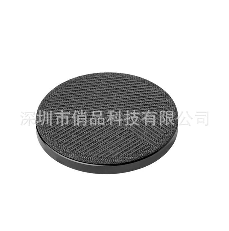 Shenzhen Qiaopin wireless power bank bag fabric seamless heat lamination heat pressing precision skin polyester hemp cloth patch