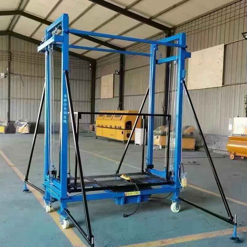 Electric scaffolding lift fully automatic remote control lifting platform mobile folding electric lifting scaffold