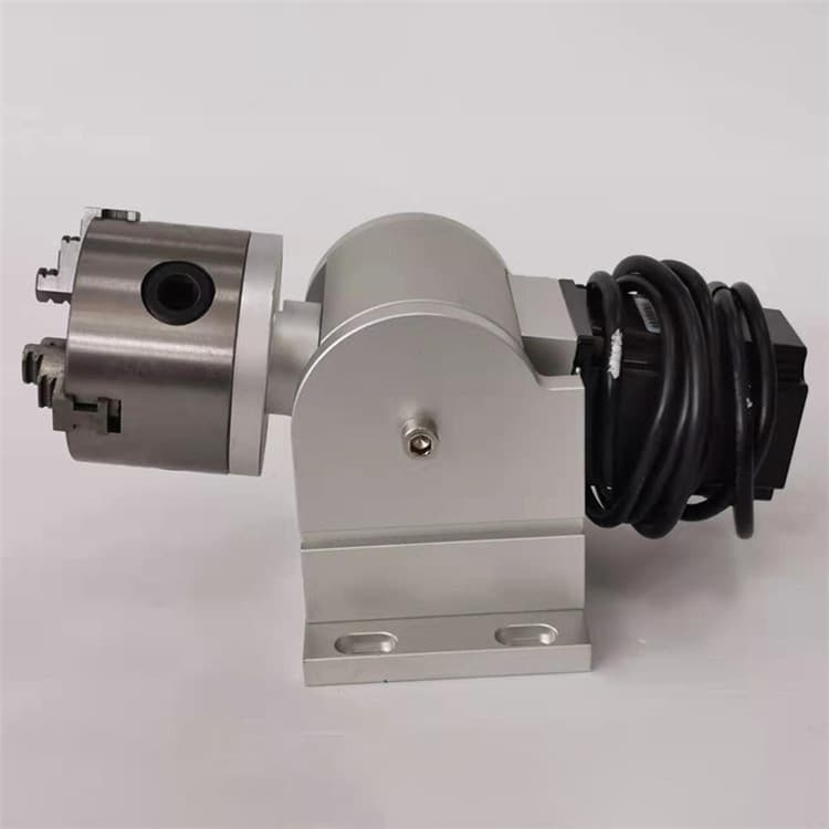 Factory Direct Laser Marking Machine Automatic Rotary Fixture 80 Chuck Rotary Table Engraving Machine Rotary Worktable