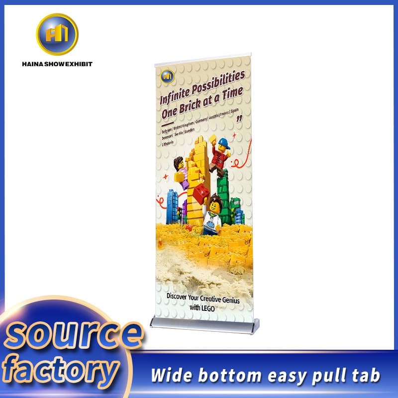 Display Aluminum Alloy Water Droplet Telescopic Alloy Wide