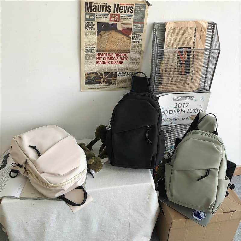 Unisex Chest Bag Casual Large Capacity Crossbody Bag Ins Outdoor Travel Trendy Single Shoulder Backpack Portable