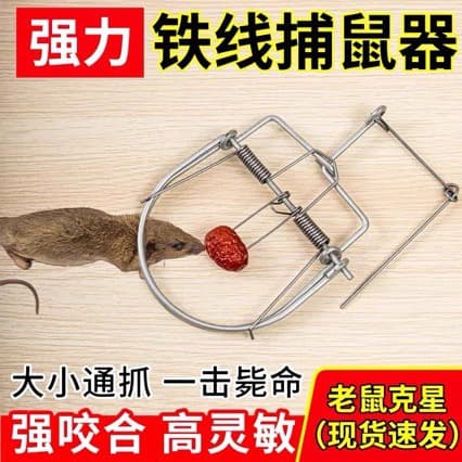 Mouse Trap Snap Trap for Home Indoor Rat Catcher, Eliminate a Whole Nest