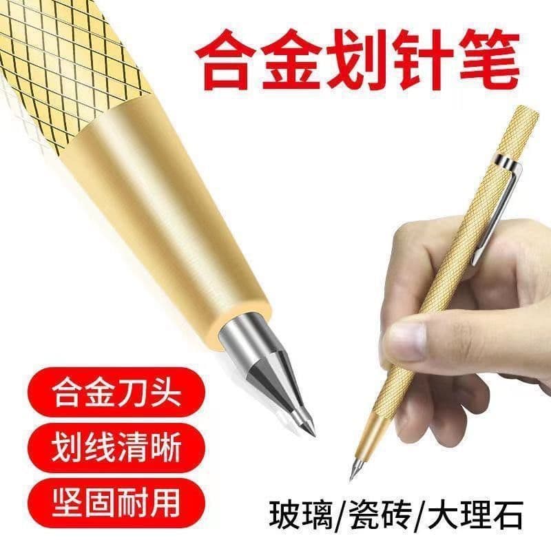 Carbide scribing pen scribing needle metal plate glass mark lettering floor tile tungsten steel marble diamond