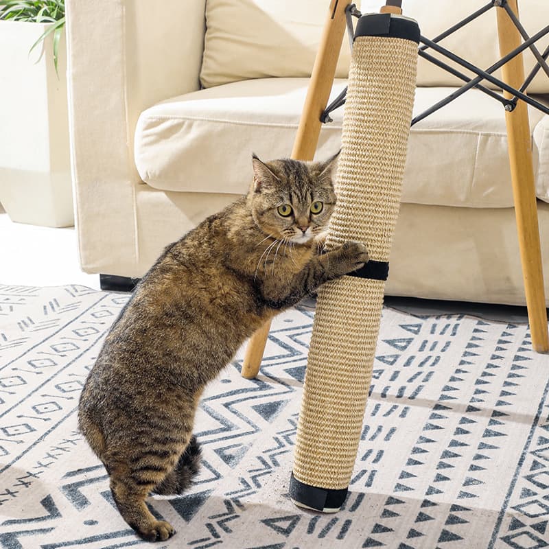 Sisal Cat Scratch Pad Table Leg Protection Sofa Sisal Cat Pad Linen Jute Pet Pad Leg Bag Cat Toy Cross-border Style