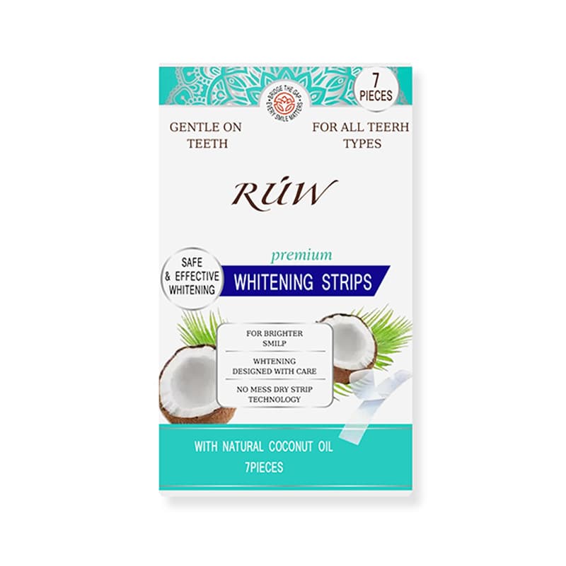 GuruNanda Coconut Oil Teeth Whitening Strips, Amazon TK Cross-Border Hot Seller, Oral Care Cleaning Patches, Genuine Product