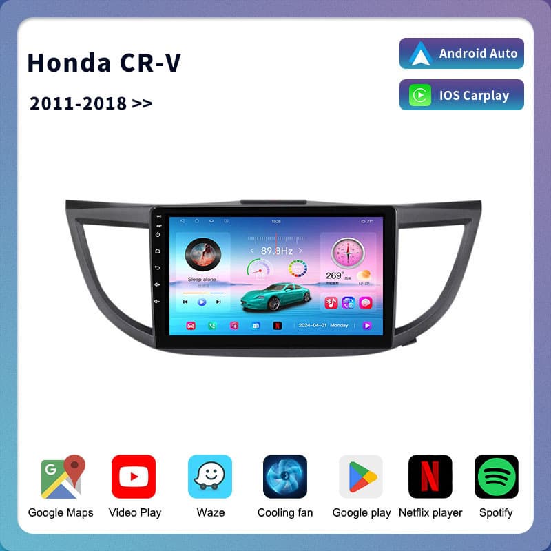For Honda CRV Navigation Honda CRV Android Radio CarPlay GPS
