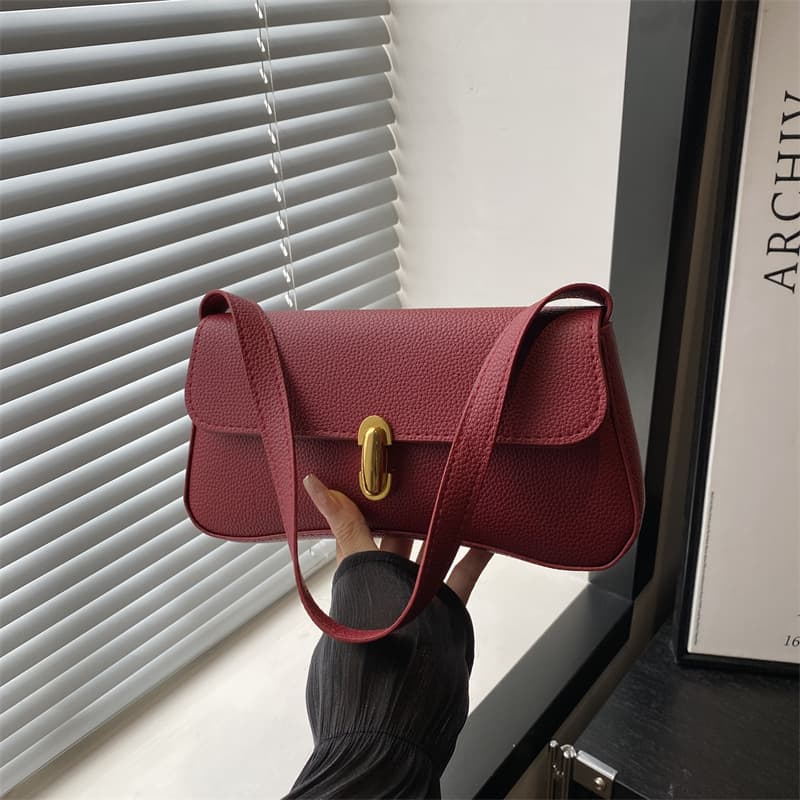 French Style Trendy Underarm Bag for Women 2025 New Shoulder Bag Fashion High-End Retro Underarm Chic Handbag