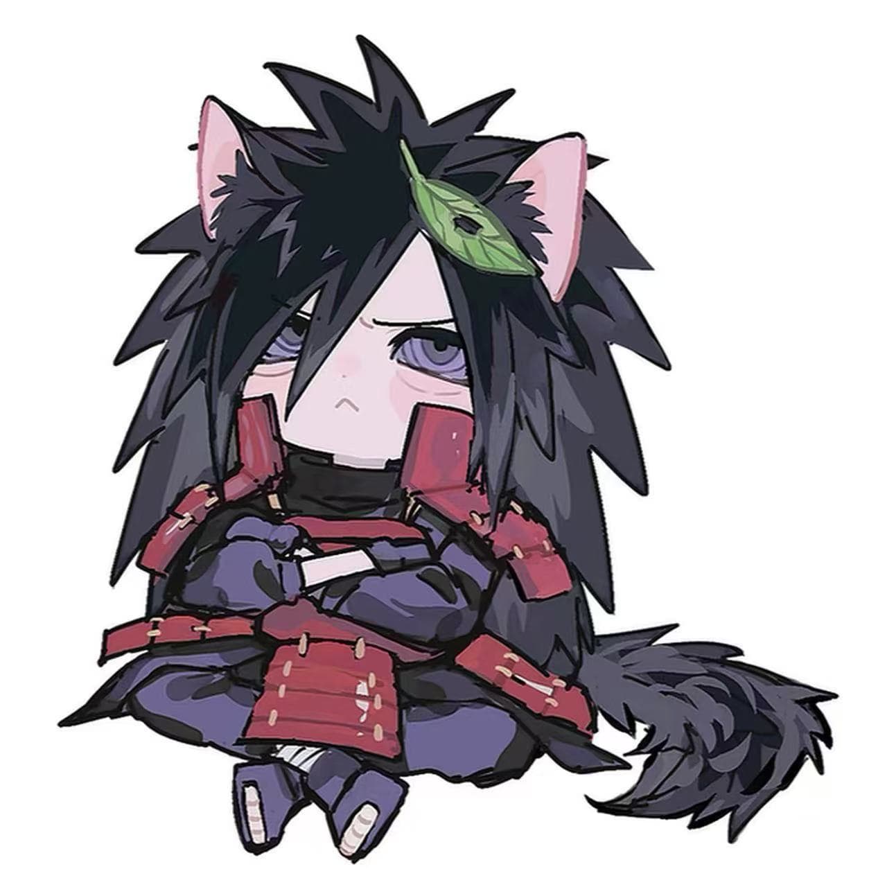 Naruto Character Standee Display - Uchiha Madara, Obito, Shisui, Sasuke - Ins Style Cartoon Q Version DIY Gift for Tanabata