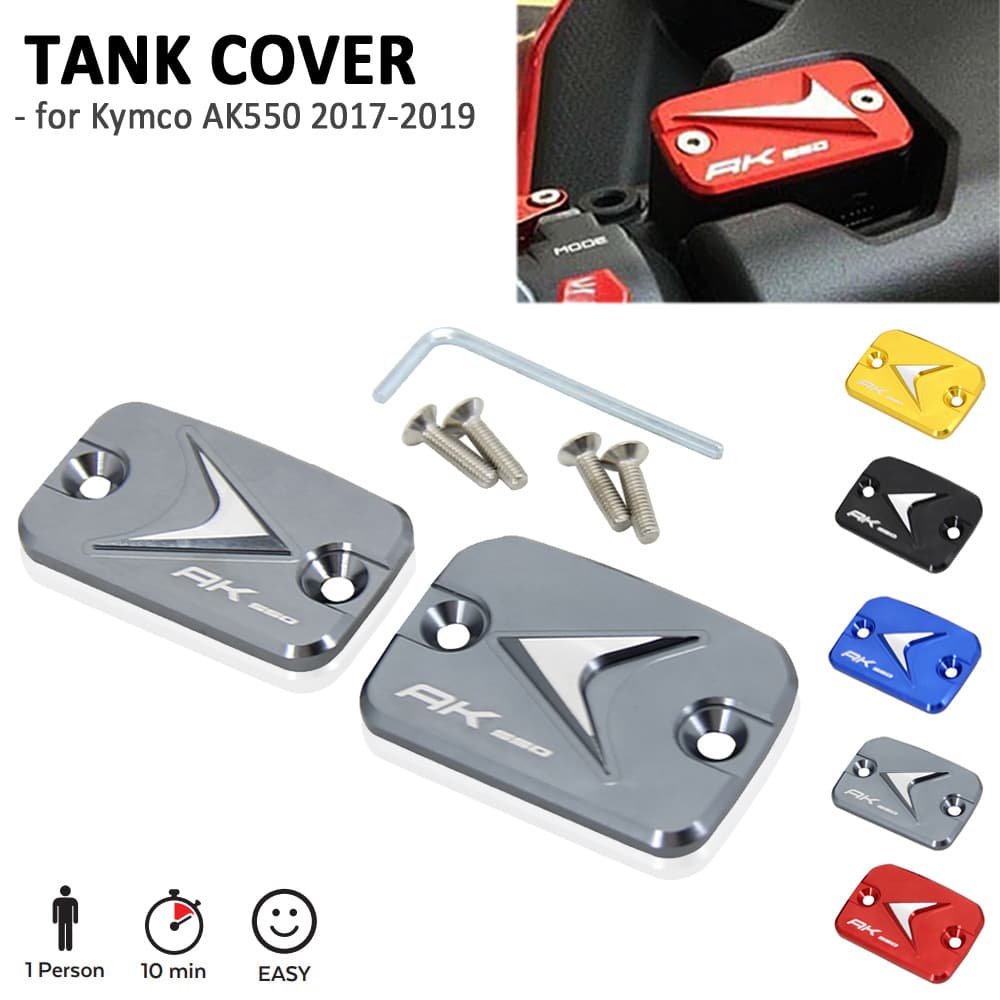 KYMCO AK550 Motorcycle Accessories Front Disc Brakes Liquid Storage Tank Gasoline Oil Tank Top Cover China Mainland Origin